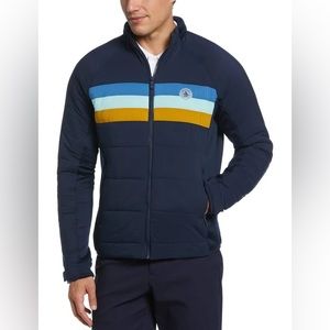 ORIGINAL PENGUIN Mixed-Media 70's Insulated Jacket